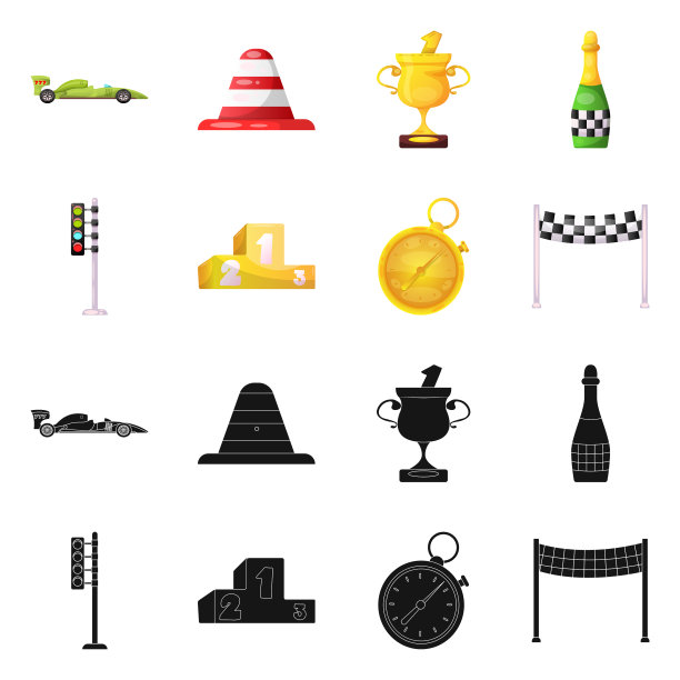 汽车和拉力赛标志集图片下载