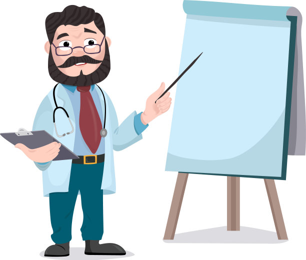 医生与剪贴板提供医疗介绍图片下载