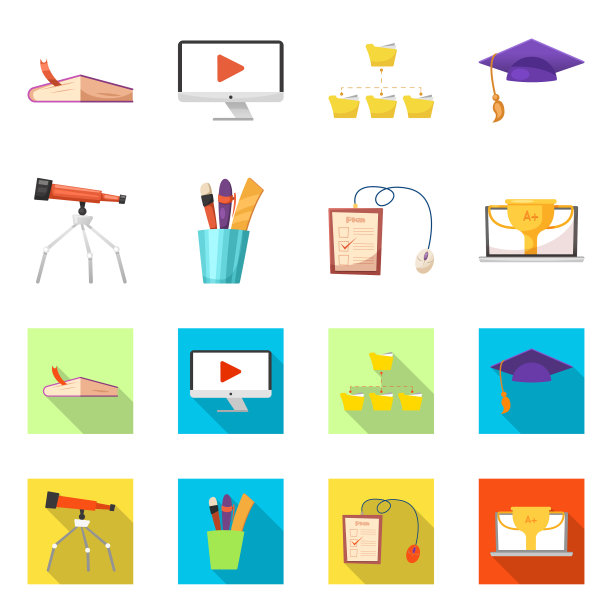 教育与学习标志图片下载