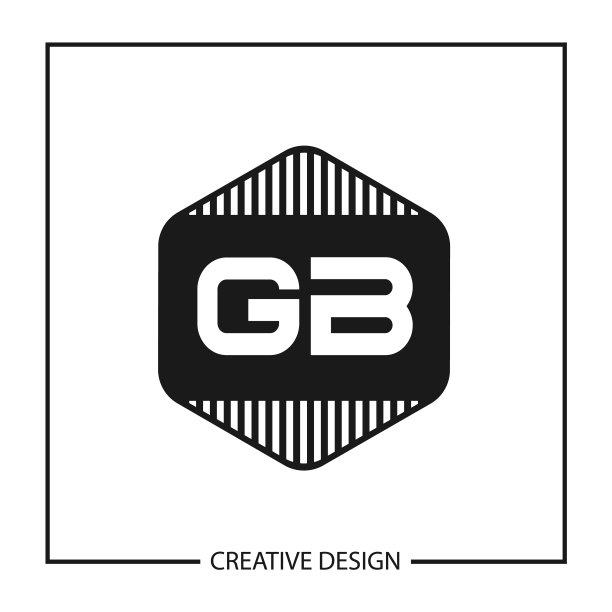 字母GB标志模板设计图片下载