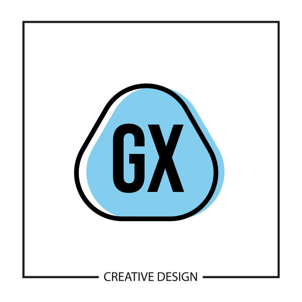 字母GX logo模板设计图片下载