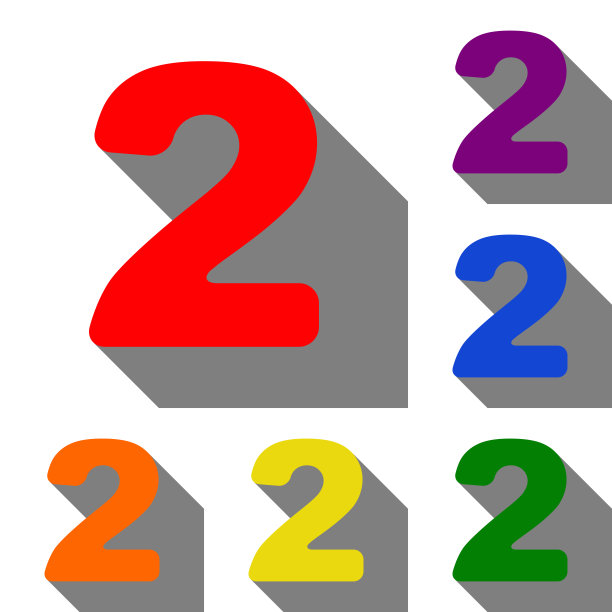 2 .标识设计模板元素设置为红色图片下载