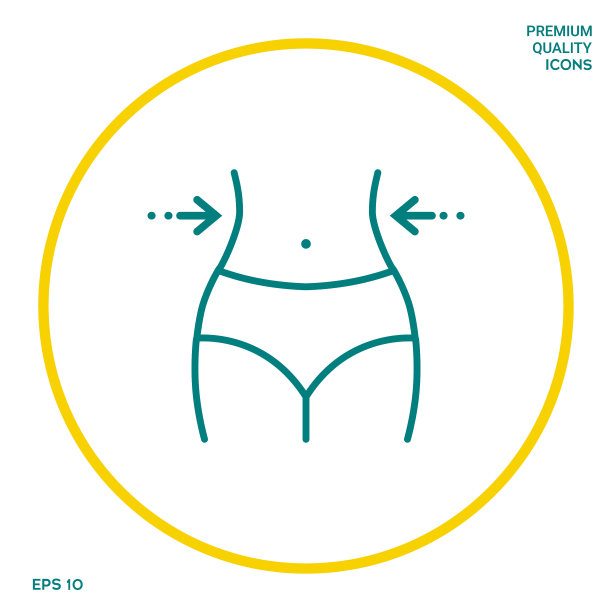 节食减肥女性腰围线腰围线图片下载