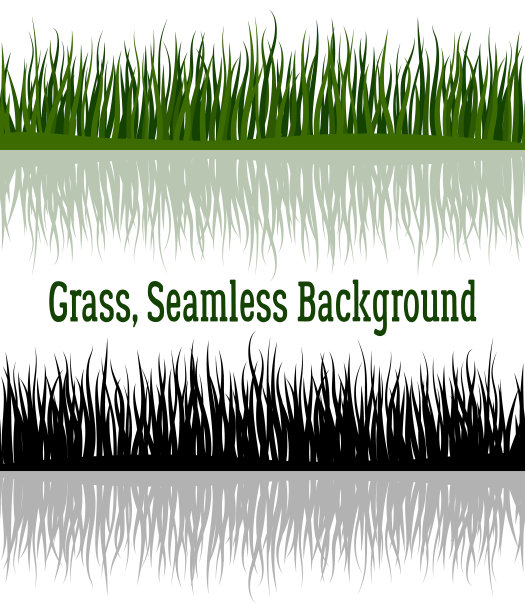 绿色和剪影草图片下载