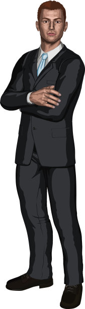 年轻英俊的商人图片下载