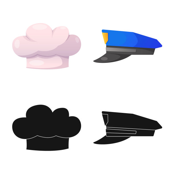 头饰和帽子图标设置图片下载