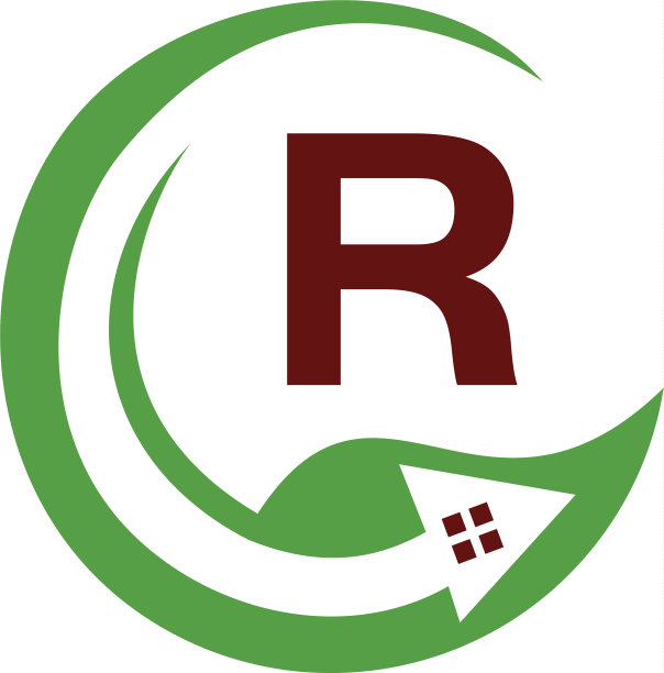 环保房屋首字母R图片下载