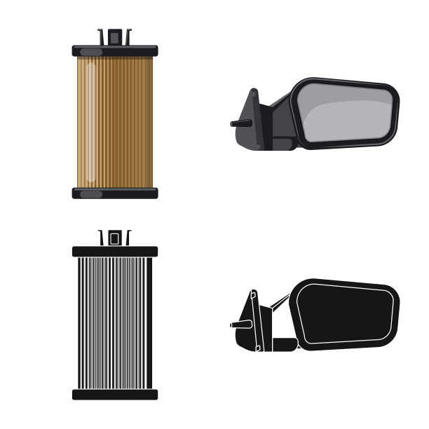 汽车和零件标志集图片下载