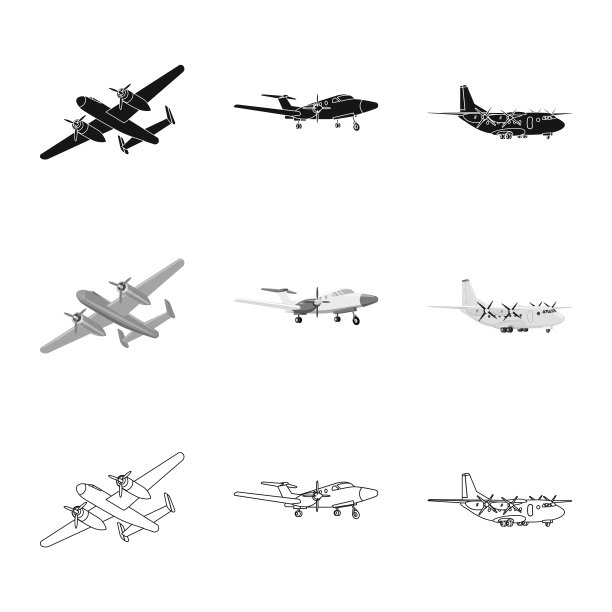 飞机和运输图标图片下载