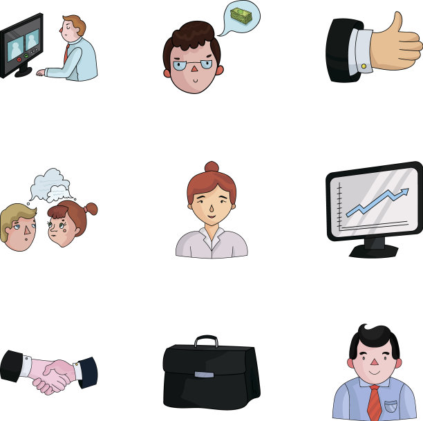 一套关于交易工作的图片图片下载