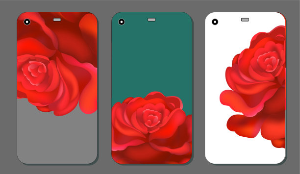 智能手机套或玫瑰玫瑰手机壳图片下载