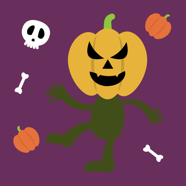 万圣节怪物的图标南瓜鬼图片下载