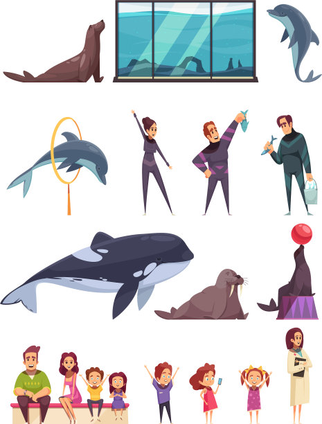 海豚馆的基本角色设置图片下载