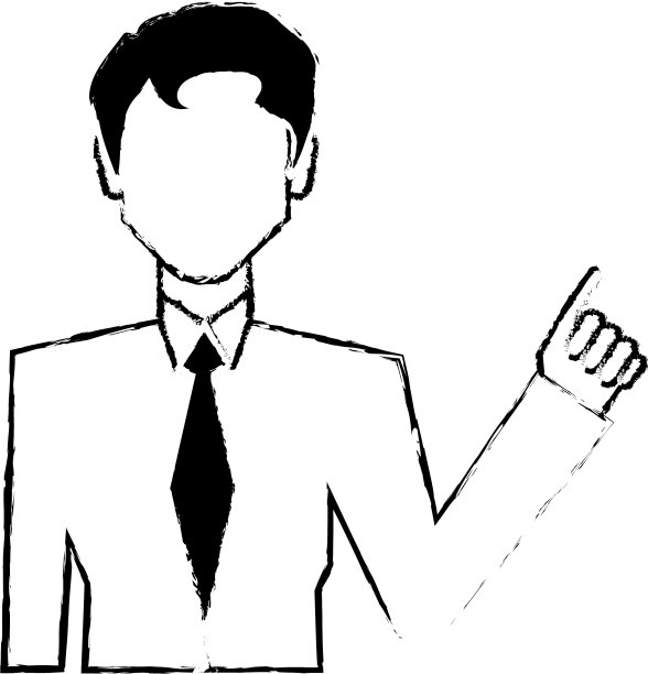 刻画男性商业性格图片下载