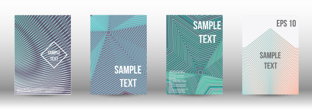 一个现代封面设计模板图片下载