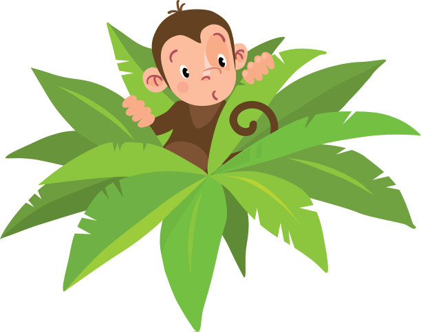 小滑稽的猴子图片下载