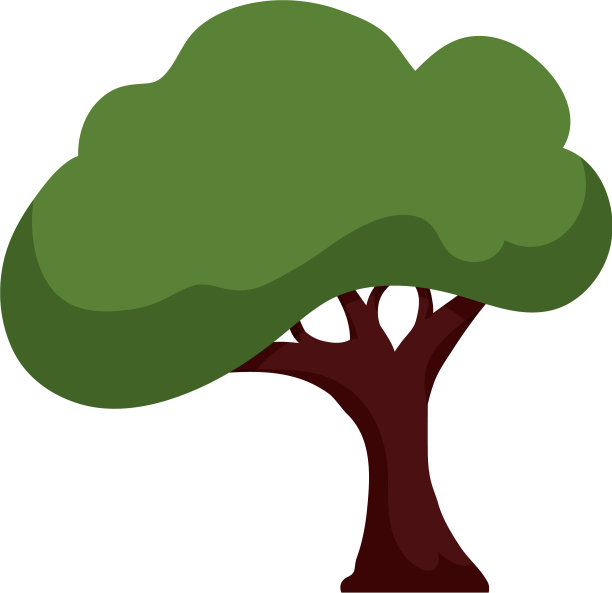 美丽的树隔离图片下载