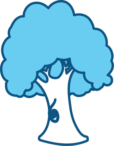 美丽的树隔离图片下载