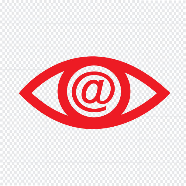 眼睛图标标识的设计风格图片下载
