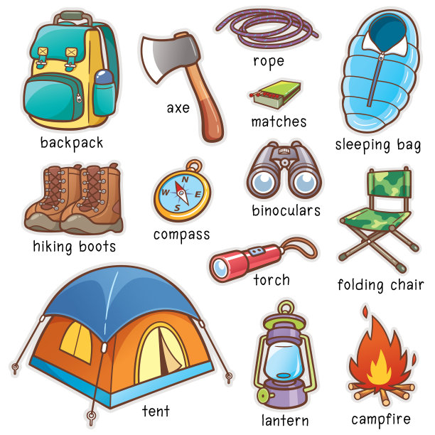 露营设备图片下载