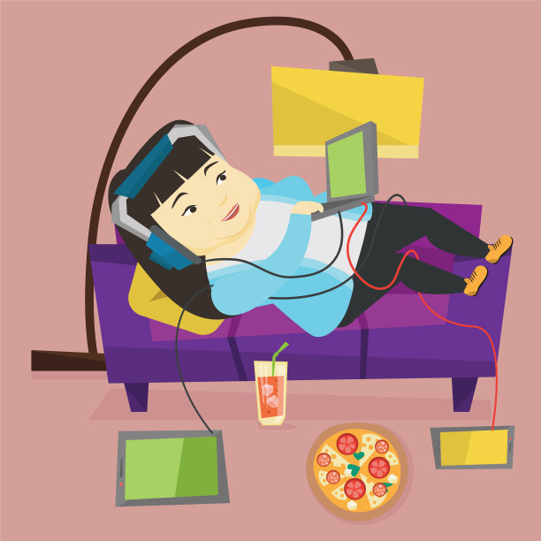 女人测量腰围图片下载