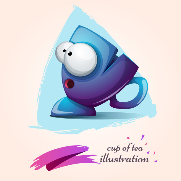 搞笑可爱疯狂卡通人物杯图片下载