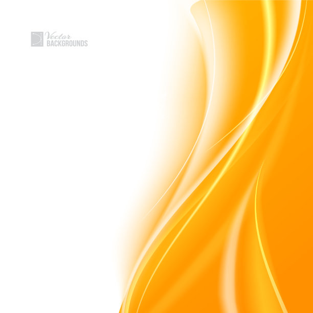 柔和的橙色光抽象背景图片下载