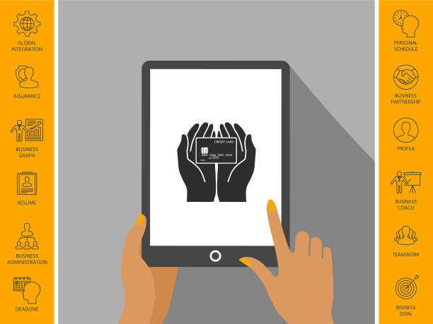 手握信用卡-图标图片下载