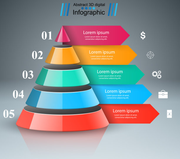 动物信息图表和商业图标图片下载