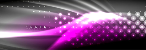 液体氖流动波发光线图片下载