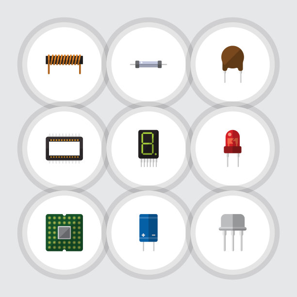 平面图标电子装置的单位显示图片下载