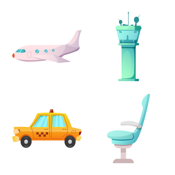 机场及飞机标志图片下载