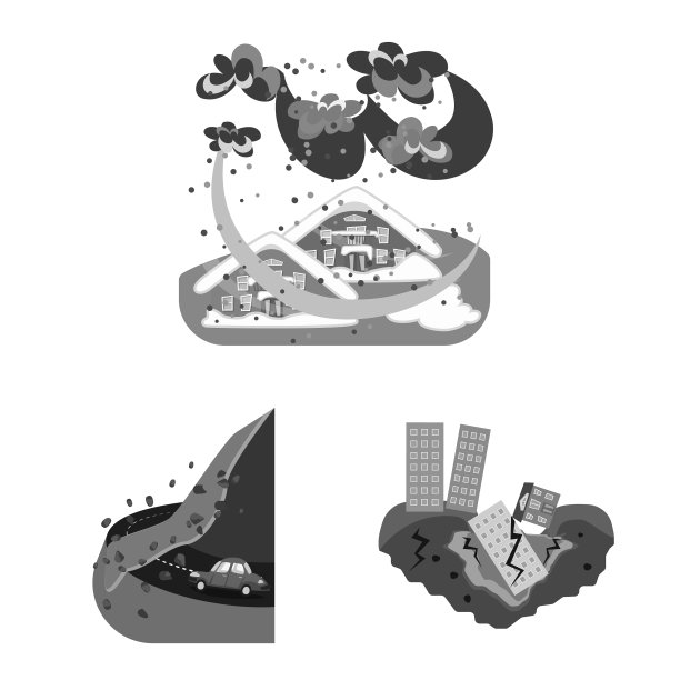 设计自然和启示符号集图片下载