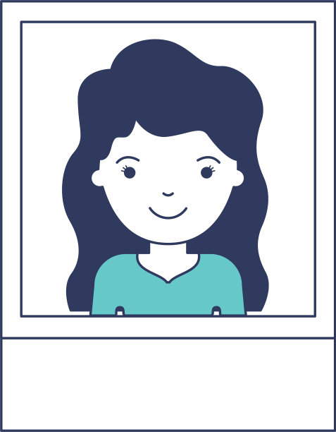 这是一个长卷发的女人的身份证照片图片下载