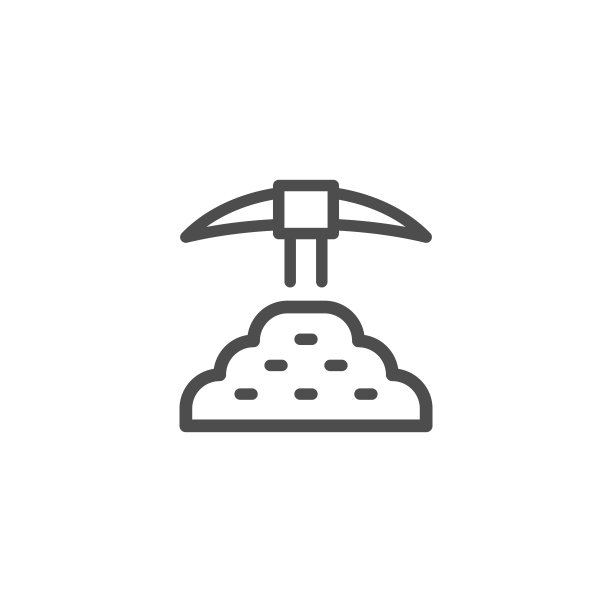 矿业线性图标图片下载