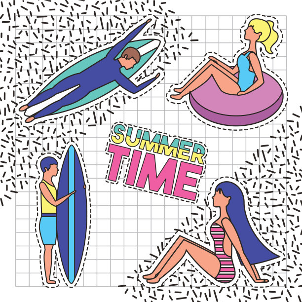 夏天的假期图片下载