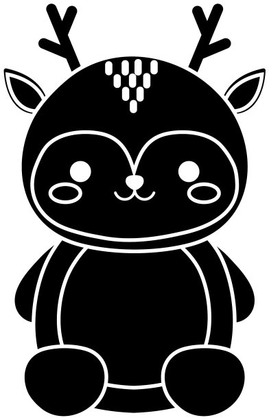 卡哇伊的动物图标图片下载