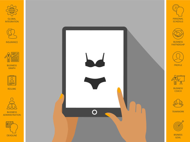 套式内衣或泳装两件套比基尼图片下载