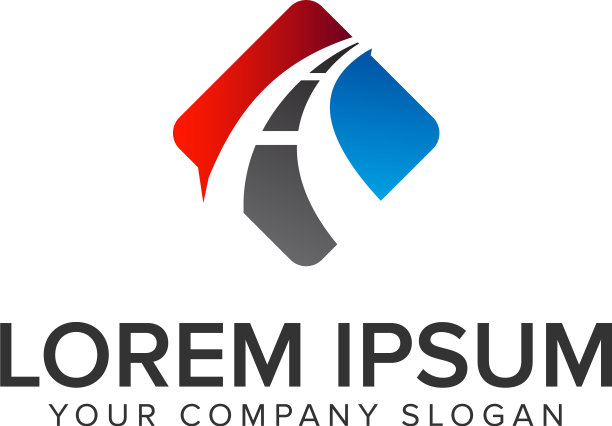 道路标志设计概念模板图片下载