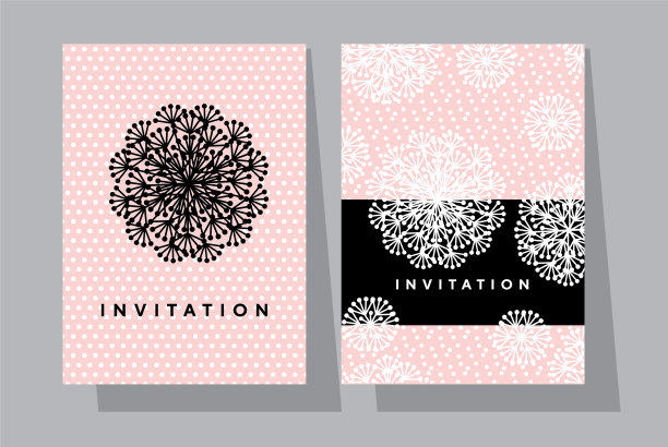 苍白的玫瑰和黑色的蒲公英花图片下载