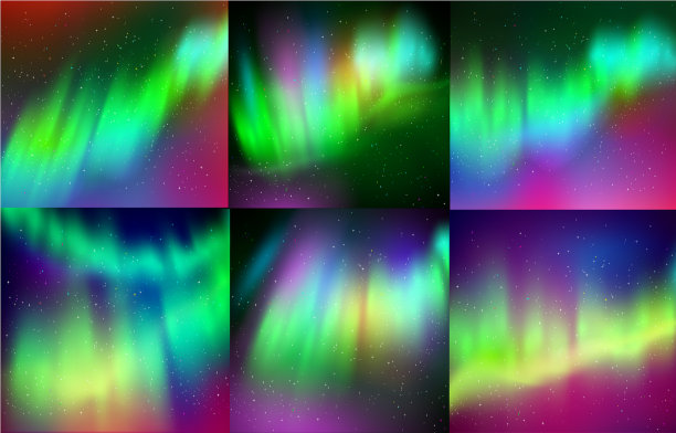 北极光的背景图片下载