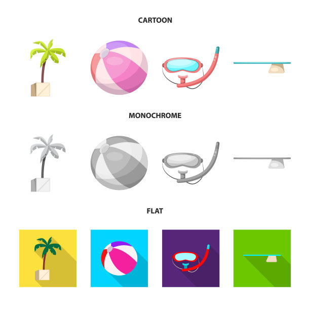 游泳池及游泳标志图片下载