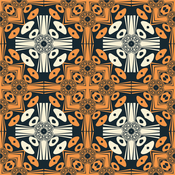 部落般的几何无缝图案图片下载