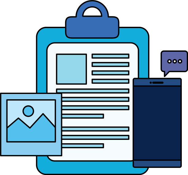 检查表与智能手机的剪贴板图片下载