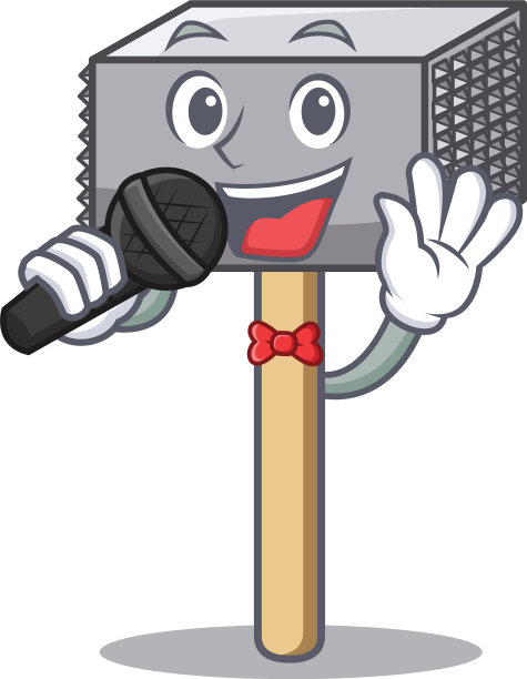 唱歌木肉锤卡通厨房图片下载