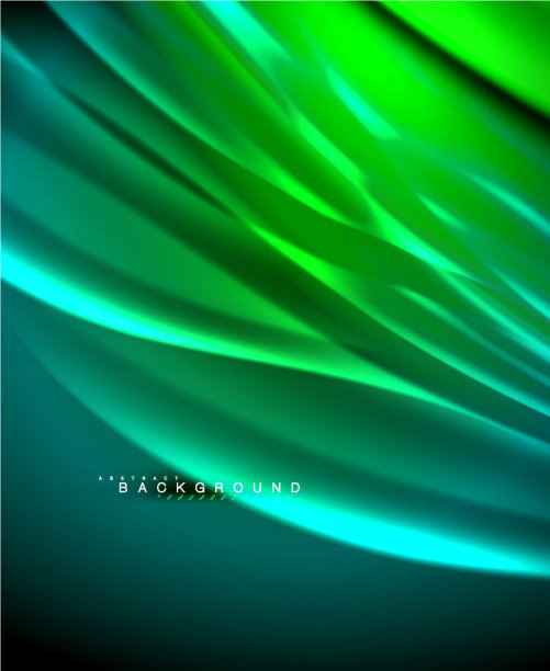 氖发光的波，神奇的能量和光运动图片下载