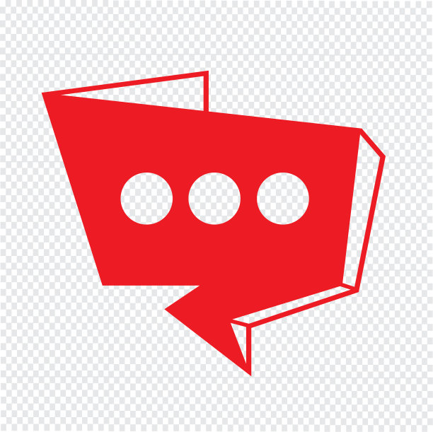 语音气泡图标符号设计图片下载