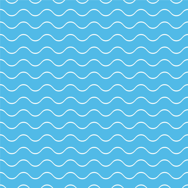 简单的波浪图案-无缝图片下载