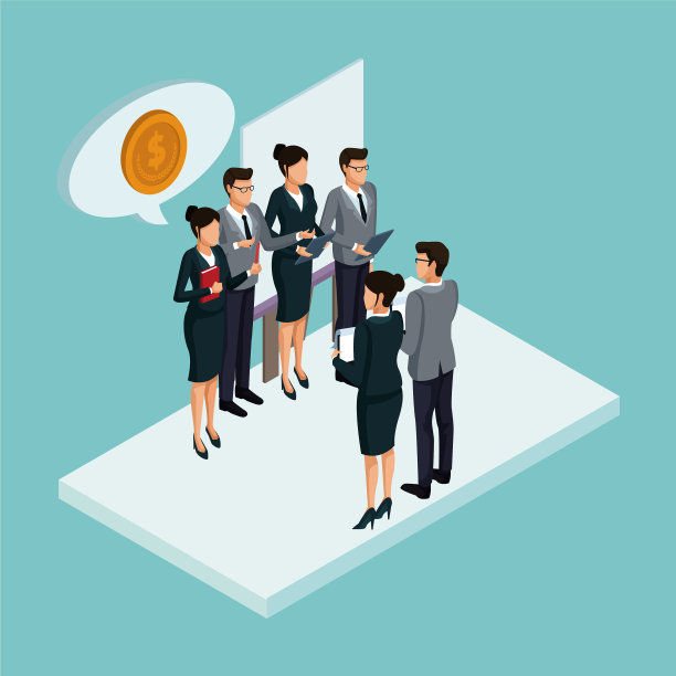 等距人做生意图片下载