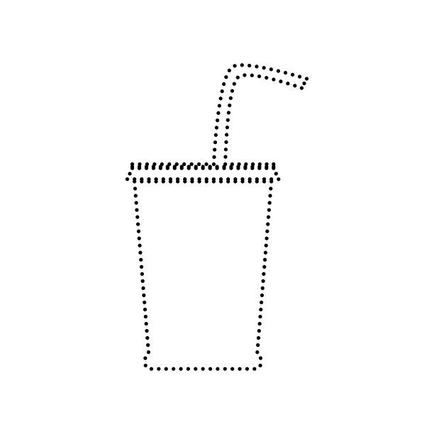 饮料标志用黑点表示图片下载